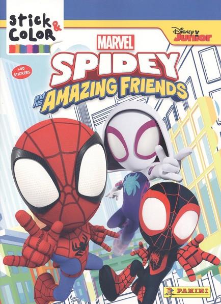 STICK COLOR SPIDERMAN AND FRIENDS | 9788427872998 | AA.VV.