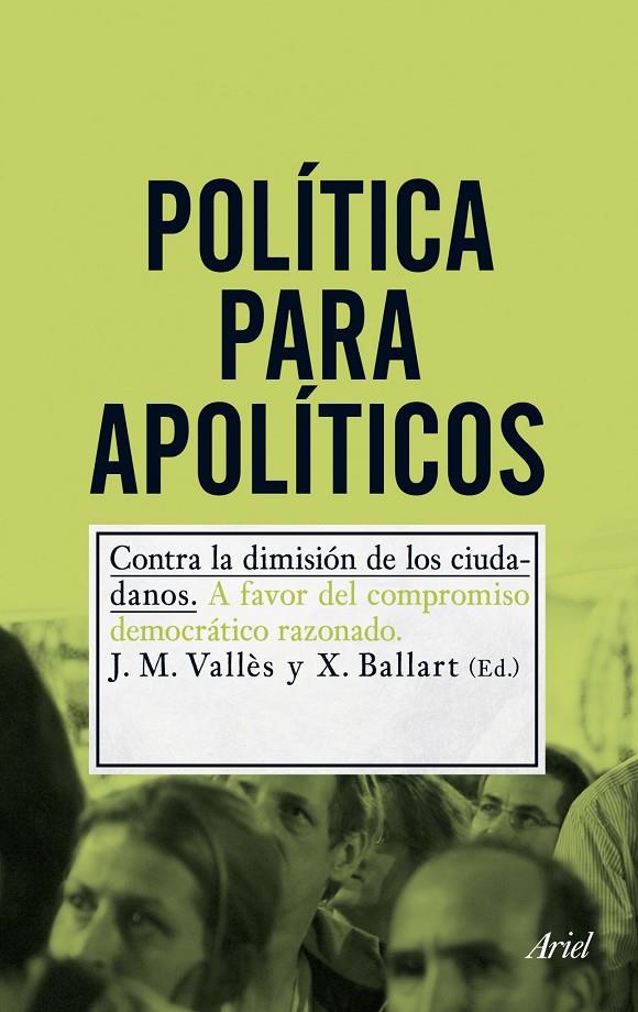 POLÍTICA PARA APOLÍTICOS | 9788434400726 | J. M. VALLÈS I X. BALLART (ED.)