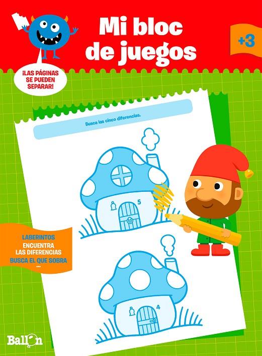 MI BLOC DE JUEGOS A PARTIR DE 3 AÑOS | 9789037496697 | BALLON