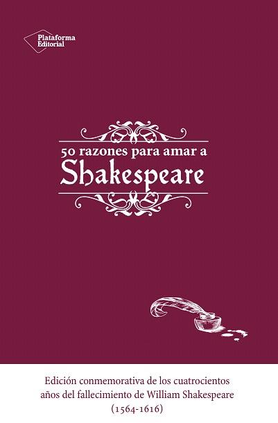 CINCUENTA RAZONES PARA AMAR A SHAKESPEARE | 9788416620173