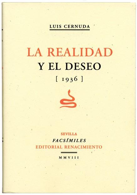 REALIDAD Y EL DESEO(1936) | 9788484724025 | CERNUDA,LUIS