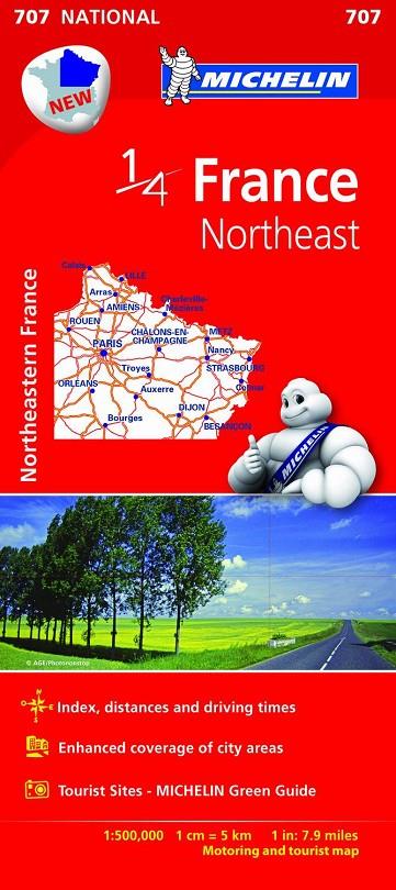 MAPA NATIONAL FRANCE NORTHEAST | 9782067200678 | VARIOS AUTORES