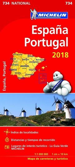 MAPA NATIONAL ESPAñA - PORTUGAL | 9782067226654 | VARIOS AUTORES