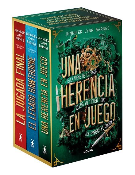 UNA HERENCIA EN JUEGO (ESTUCHE CON: UNA HERENCIA EN JUEGO | EL LEGADO HAWTHORNE | 9788427246058 | BARNES, JENNIFER LYNN