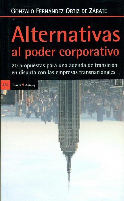 ALTERNATIAS AL PODER CORPORATIVO | 9788498887549 | FERÁNDEZ ORTIZ DE ZÁRATE, GONZALO