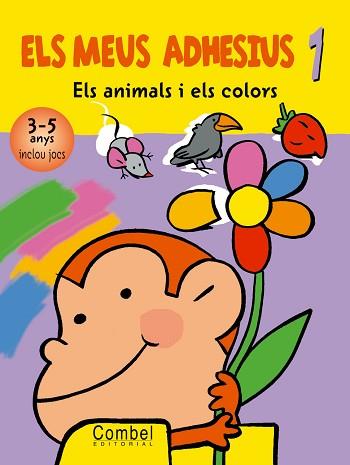 ANIMALS I COLORS 3-5 ANYS  -ELS MEUS ADHESIUS 1- | 9788498251906