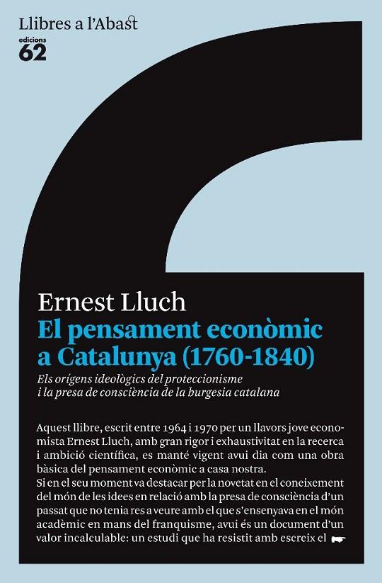 PENSAMENT ECONOMIC A CATALUNYA (1760-1840) | 9788429763645 | LLUCH, ERNEST