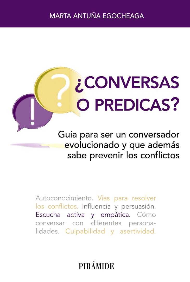 ¿CONVERSAS O PREDICAS? | 9788436846164 | ANTUÑA EGOCHEAGA, MARTA