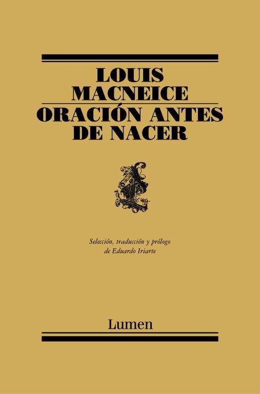 ORACION ANTES DE NACER | 9788426414885 | MACNEICE, LOUIS