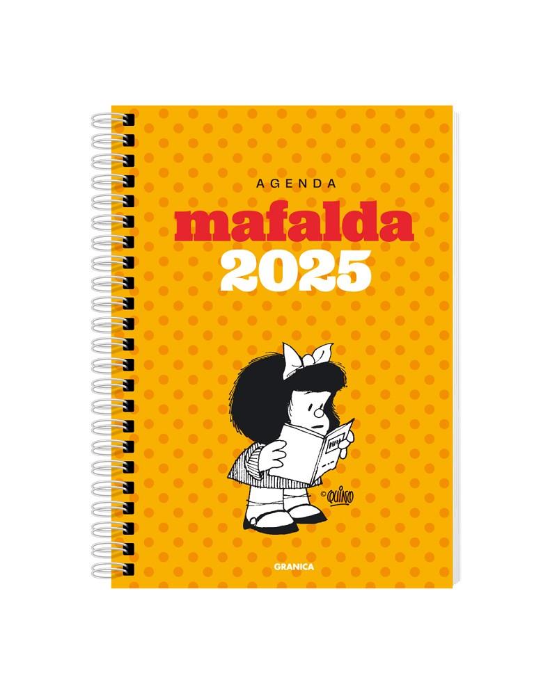 AGENDA 2025 MAFALDA ANILLADA MÓDULOS AMARILLA | 9786316544353 | QUINO