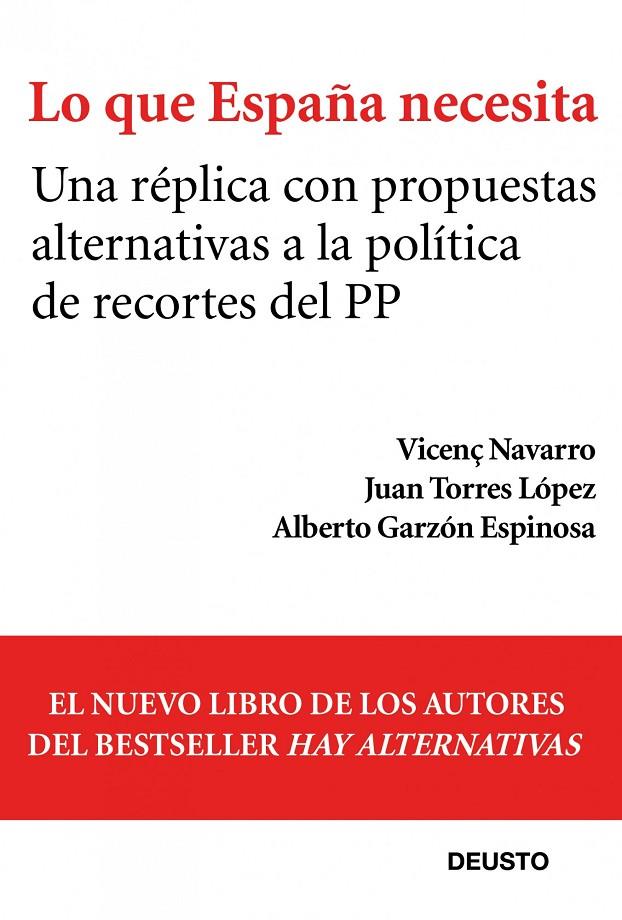 CAMBIO ECONOMICO QUE NECESITA ESPAÑA | 9788423412839 | NAVARRO, VICENÇ