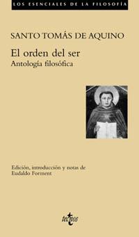 EL ORDEN DEL SER. ANTOLOGIA FILOSOFICA | 9788430939626 | SANTO TOMAS DE AQUINO