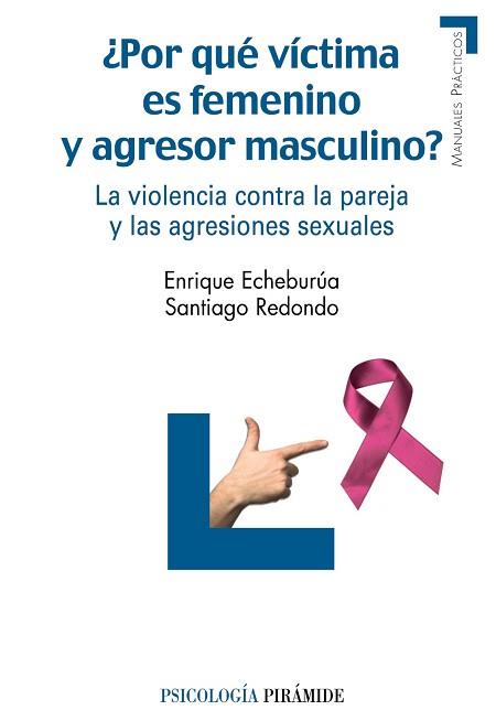 POR QUÉ VÍCTIMA ES FEMENINO Y AGRESOR MASCULINO? | 9788436823981 | ECHEBURÚA ODRIOZOLA, ENRIQUE/REDONDO ILLESCAS, SAN