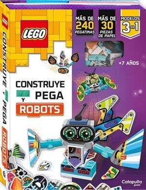 LEGO. CONSTRUYE Y PEGA ROBOTS | 9788419987129 | AMEET STUDIO